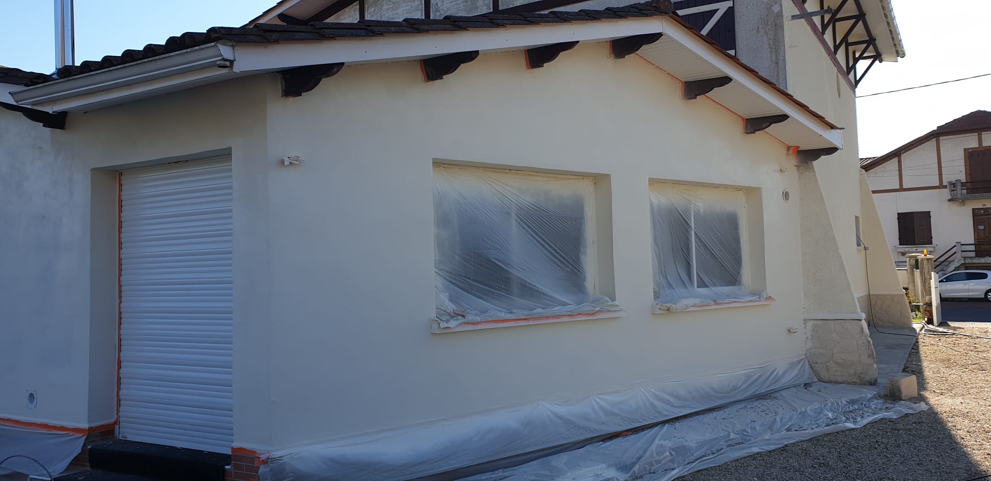 Chantier en cours, maison en rénovation
